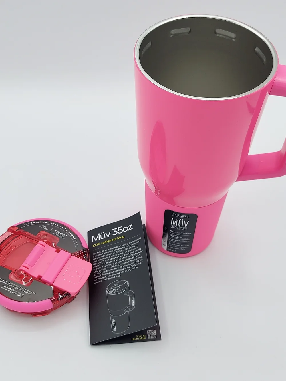 BRÜMATE Müv 35oz - Neon Pink